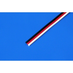 Przewód serwa trójżyłowy 3 x 0,20 mm/1 mb płaski (FUTABA)